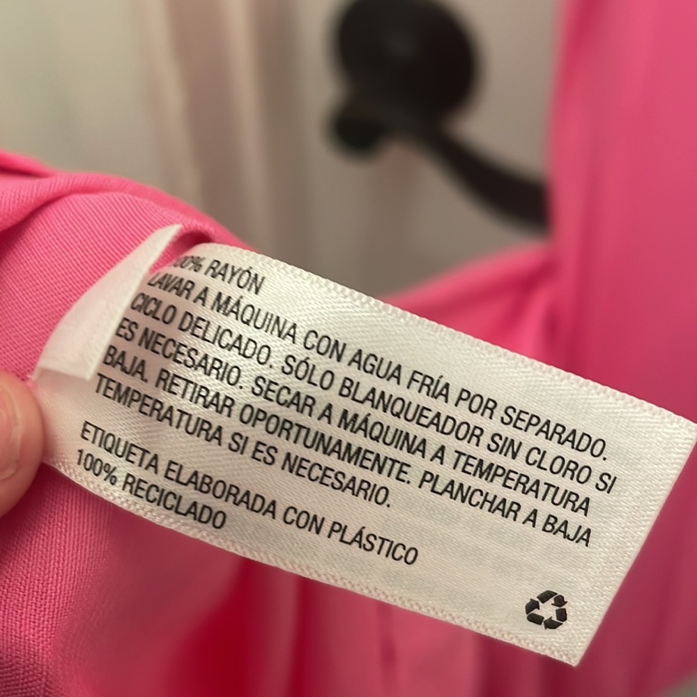 A New Day maxi minimal dress in hot pink size Medium - Picture 6 of 12